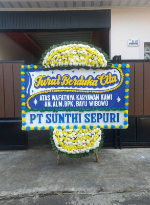 Papan Bunga Duka di Pekiringan